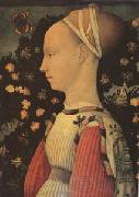 Antonio Puccio Called Pisanello Portrait of Ginevra d'Este (mk05) oil painting reproduction